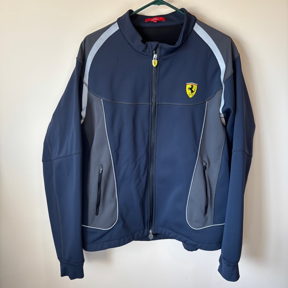 Ferrari Soft Shell Performance Jacket Limited Edition Blue & Grey